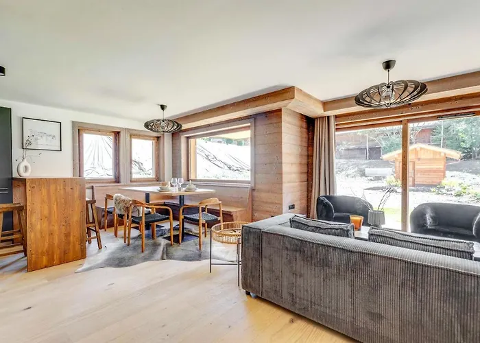 Mont D'arbois, 3 Avec Terrasses Et Sauna Dans La Résidence Megève