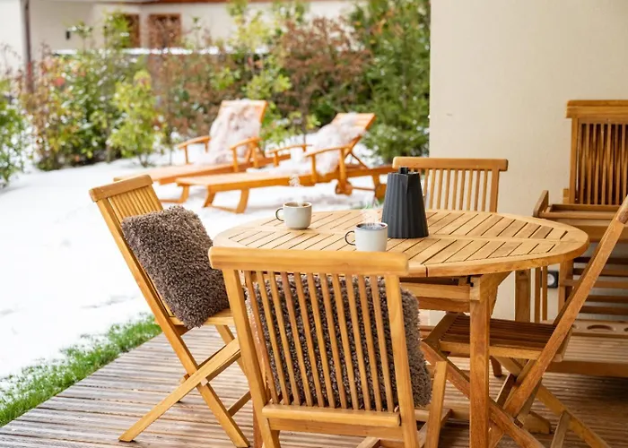 Mont D'arbois, 3 Avec Terrasses Et Sauna Dans La Résidence Appartement