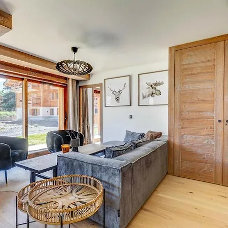 Mont D'arbois, 3 Avec Terrasses Et Sauna Dans La Lägenhet Megève