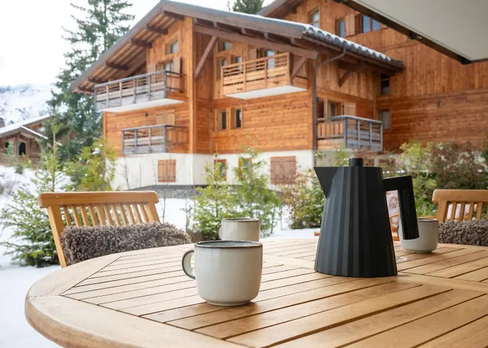Mont D'arbois, 3 Avec Terrasses Et Sauna Dans La Megève